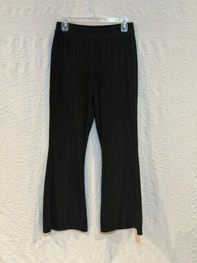 aerie Black Ribbed Lounge Pants